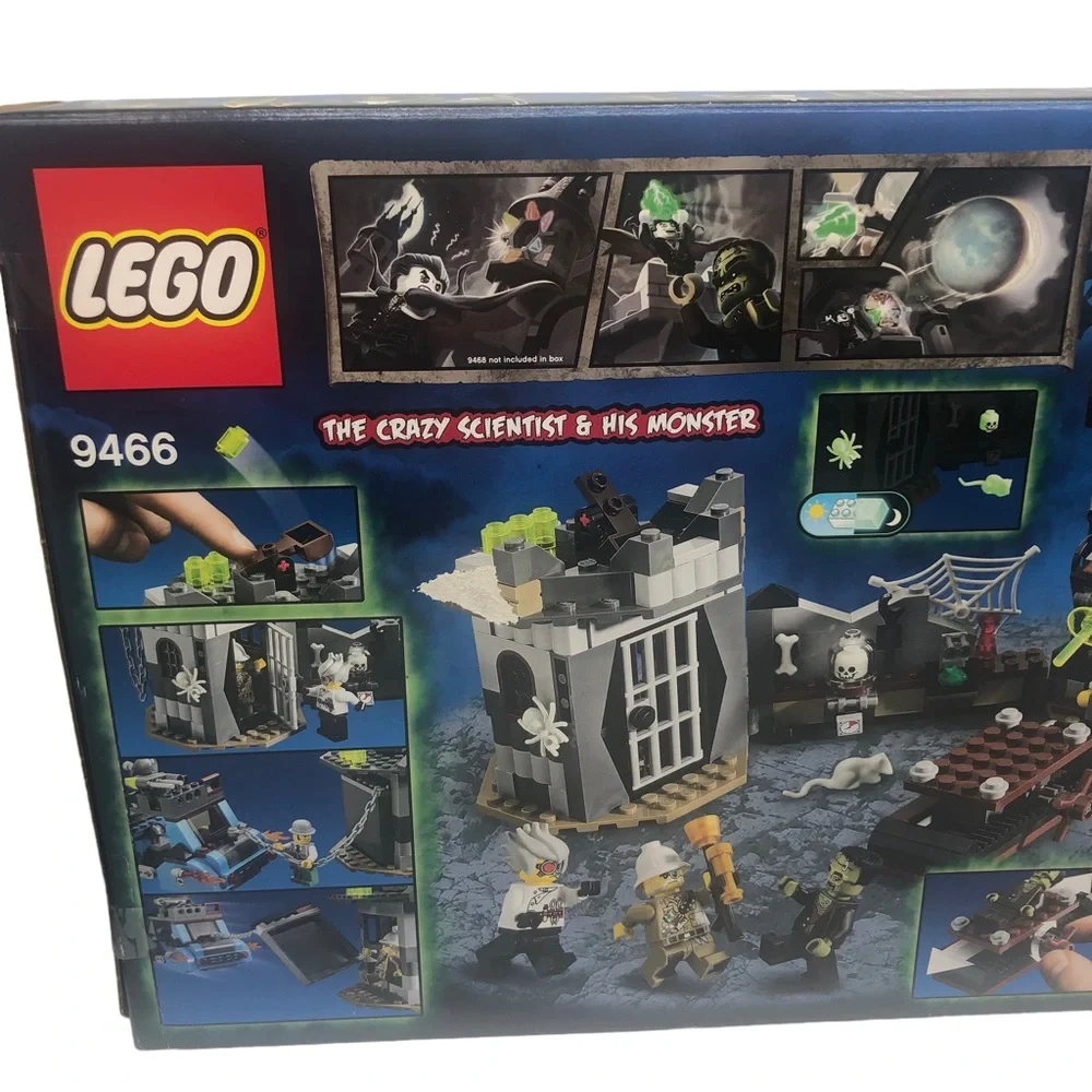 Lego 9466 Monster Fighters Crazy Scientist & His Monster Retired